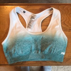 Ombré seamless sports bra